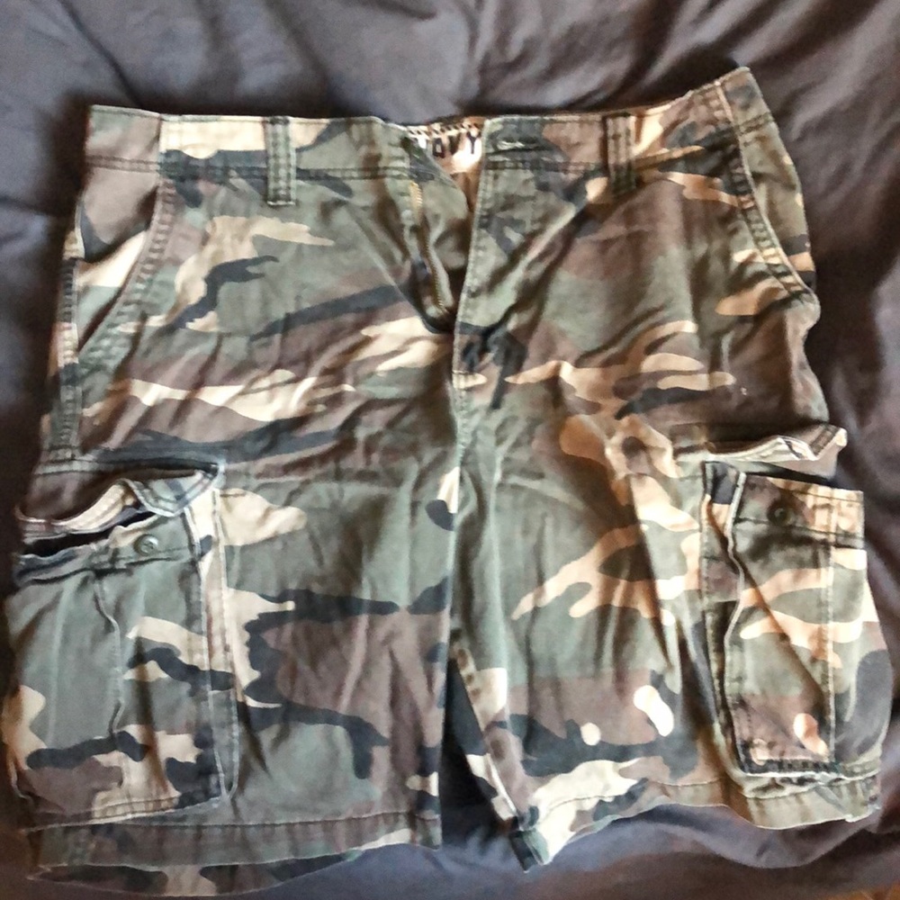 Old Navy Camo Cargo Short Sz 34